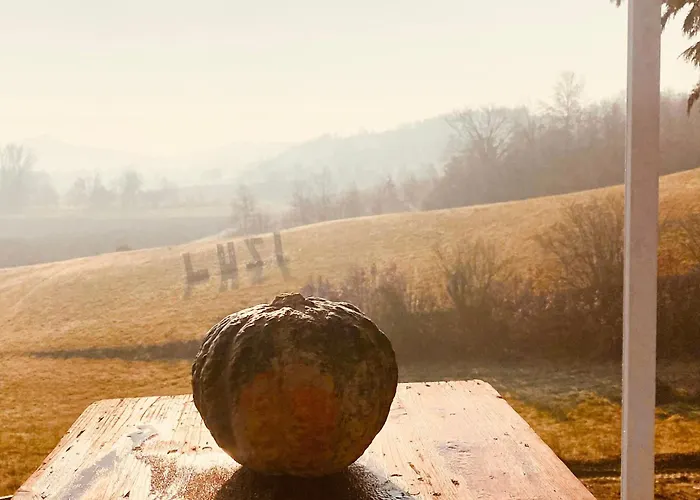 Con Vista Panoramica E Restaurant - Pet Friendly Nel Monferrato Oda ve Kahvaltı Cortandone